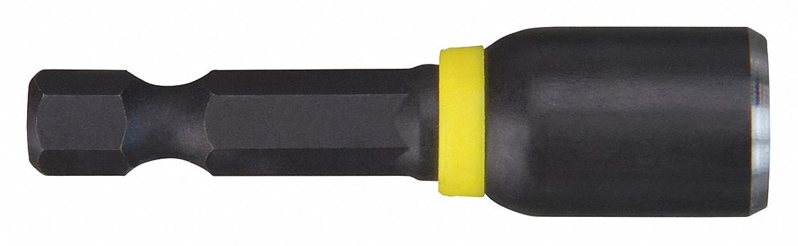 Milwaukee 49-66-0503 SHOCKWAVE Magnetic Nutsetter, 5/16 in, 1-7/8 in OAL, Hex, 1/4 in Shank, Impact Rated, 10 PK