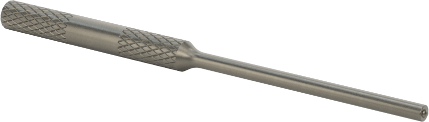 McMaster 3421A36 Pin Removal Punch, for 1/8" Diameter × 2" Long Hollow and Spring Pins, Steel, Knurled