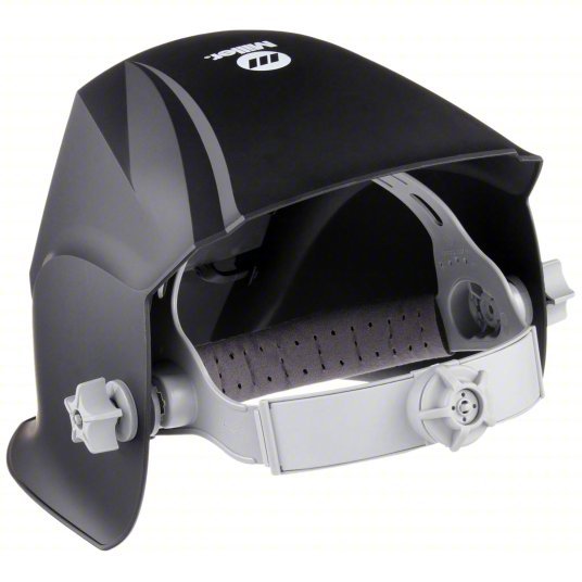 Miller 238497 Welding Helmet Passive, 0 Arc Sensors, Black, W10, 4 in x 4 in, Ratchet, Nylon - KVM Tools Inc.KV34C365