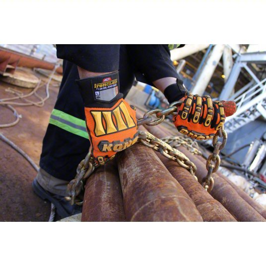 Ironclad SDX2 - 05 - XL Mechanics Gloves XL (10), Riggers Glove, Full Finger, ANSI Impact Level 2, TPR, 1 PR - KVM Tools Inc.KV34E349