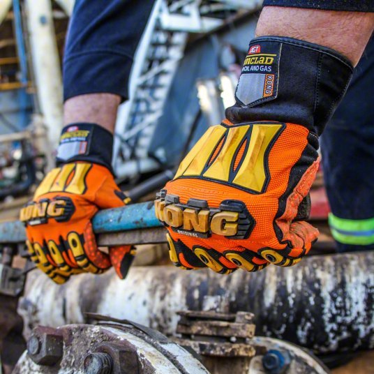 Ironclad SDX2 - 05 - XL Mechanics Gloves XL (10), Riggers Glove, Full Finger, ANSI Impact Level 2, TPR, 1 PR - KVM Tools Inc.KV34E349