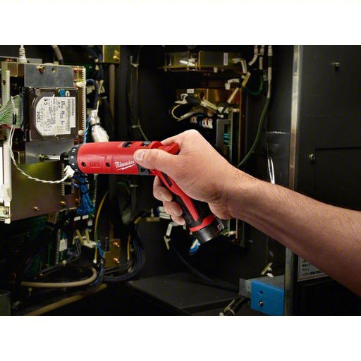 Milwaukee 2101 - 22 M4 1/4" Hex Screwdriver Kit, Includes Cordless Screwdriver, 2 Batteries, Charger - KVM Tools Inc.KV34G855