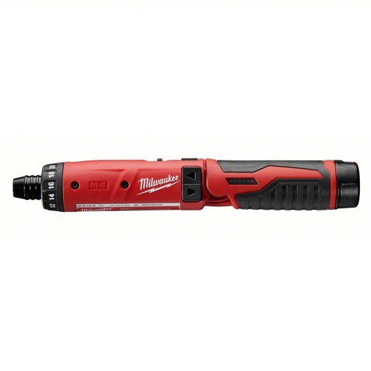 Milwaukee 2101 - 22 M4 1/4" Hex Screwdriver Kit, Includes Cordless Screwdriver, 2 Batteries, Charger - KVM Tools Inc.KV34G855