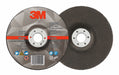 3M 06469 Cut-Off & Grinding Wheel, Type 27, 6" x 1/8" x 7/8", 36 Grit, PK20