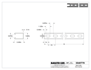 McMaster 3548T215 High-Profile Strut Channel, Slotted Hole, Galvanized Steel, 2-7/16" High Channel