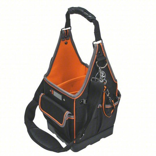 Klein 554158 - 14 Tool Tote Ballistic Nylon, Black, 11 Outside Pockets, 9 Inside Pockets - KVM Tools Inc.KV35HU76