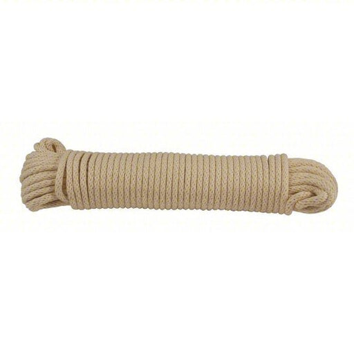 KVM Tools 120085 - 00100 - 000 General Purpose Utility Rope Braid, 1/4 in Dia, 150 lb Working Load Limit, Cotton - KVM Tools Inc.KV35MN86