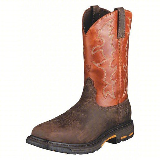 Ariat 10006961 Size 10D Men's Western Boot Steel Work Boot, Brown - KVM Tools Inc.KV35NC45