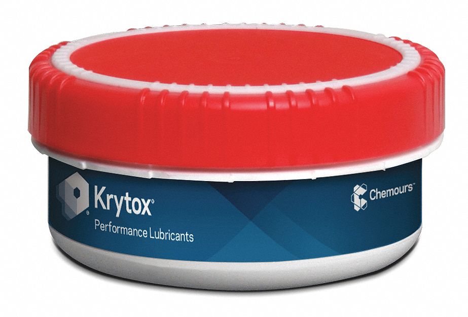Krytox GPL-246 Electric Conducting Grease, 0.5 kg Jar, NLGI 2, PTFE Thickener, -32°F to 500°F