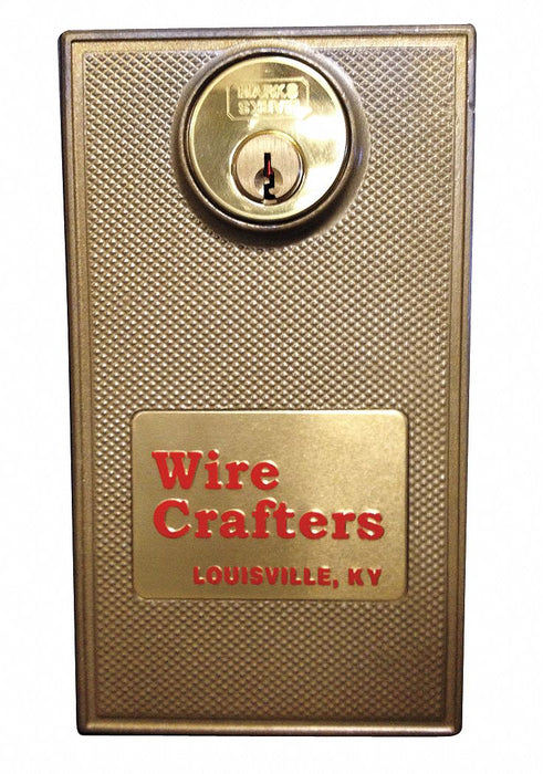 Wirecrafters HDLKXKD Hinged Door Cylinder Lock