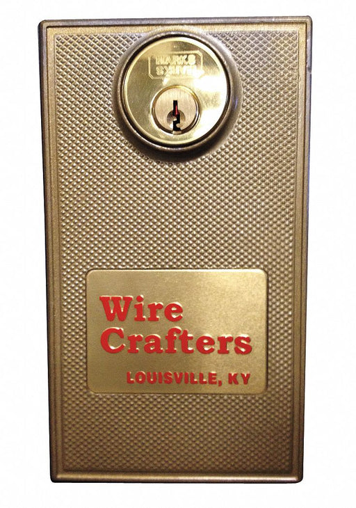 Wirecrafters HDLKXKD Hinged Door Cylinder Lock