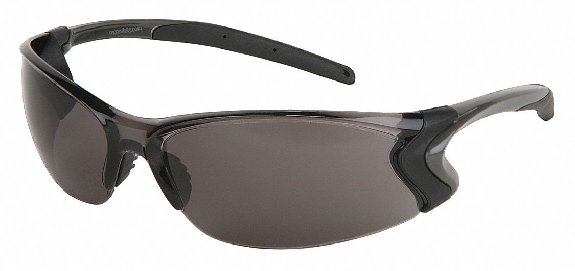 MCR Safety BD112P Safety Glasses Gray Lens