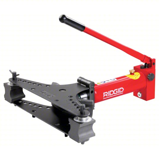 Ridgid HB382 Hydraulic Pipe Bender, Manual, 7 Shoes, 3/8 to 2 in Size Range 1-25/32 to 7-7/8 in Bend Radius