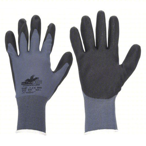 MCR Safety 9699XL Coated Gloves XL (10), Sandy, PVC, Palm, Dipped, ANSI Abrasion Level 4, Black, 1 PR - KVM Tools Inc.KV36H999