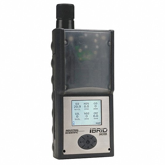 Industrial Scientific MX6 - K1237211 Multi - Gas Detector IP64 Ventis MX4, Lithium Ion, LCD - KVM Tools Inc.KV36J743