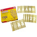 CH Hanson 10151 Stencil Kit 2 in Character Ht, 1 in Character Wd, Brass, Interlocking - KVM Tools Inc.KV36K457