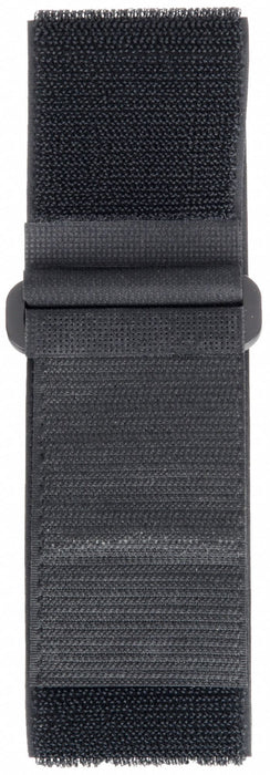 Fastenation 2X24KPVST Hook-and-Loop Cinch Strap, 2 ft Lg x 2 in Wd, Black Polyester, Buckle, 9.55 in Max Bundle, 10 PK