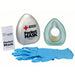 First Aid Only 363705 Pocket Mask 1 People Served, Adult, Disposable, Clamshell Case Type PK10 - KVM Tools Inc.KV36M338