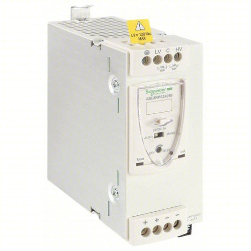 Schneider ABL8RPS24050 Power Supply 100 to 120 V AC/200 to 500 V AC, Single, 24V DC, 120W, 5 - KVM Tools Inc.KV36T737