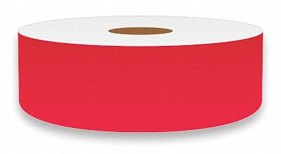 VnM Signmaker FLURD-3254 Continuous Label Stock Red