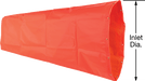McMaster 3836K14 High - Velocity Windsock with 18" Inlet Diameter - KVM Tools Inc.KV3836K14