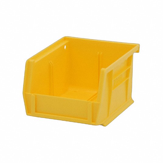 Durham PB30210 - 21 Hang and Stack Bin 4 in x 3 in, Yellow PK24 - KVM Tools Inc.KV38G140