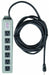 Tripp Lite UL24CB-15 Industrial Outlet Strip, 6 Outlets, 15 A, 15 ft Cord, 120V AC, Gray