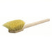 Weiler 44017 Utility Scrub Brush Soft, Wood, 6 in Brush Lg, 14 in Handle Lg, 4 in Head Wd, Tan PK12 - KVM Tools Inc.KV38P556