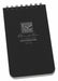 Rite 735 All Weather Notebook, 3 in x 5 in Sheet Size, Black, Polydura, Gray, Universal