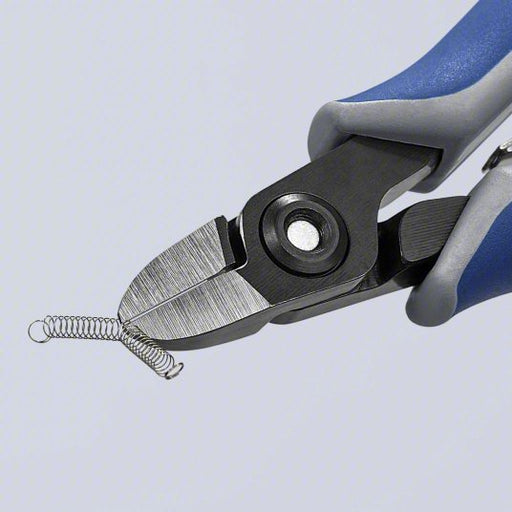 Knipex 79 12 125 Diagonal Cutting Plier Uninsulated, Std, Oval, 5 in Overall Lg, 3/8 in Jaw Lg, 1/2 in Jaw Wd - KVM Tools Inc.KV38UT91