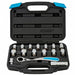 Channellock 39100 3/8" Drive Socket Set, SAE, Metric, 16 pcs - KVM Tools Inc.KV38UU83