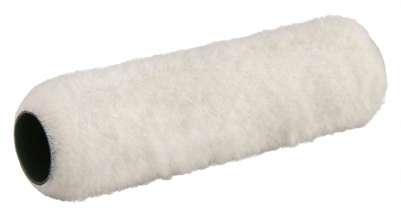 Wooster R295-9 50/50 Paint Roller Cover, 9 in, 1/2 in Nap, Knit Lambswool/Polyester