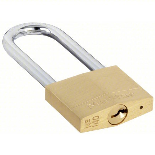 Master Lock 140DLH Padlock 2 in Vertical Shackle Clearance, 13/16 in Horizontal Shackle Clearance, 1/4 in Shackle Dia - KVM Tools Inc.KV38W797