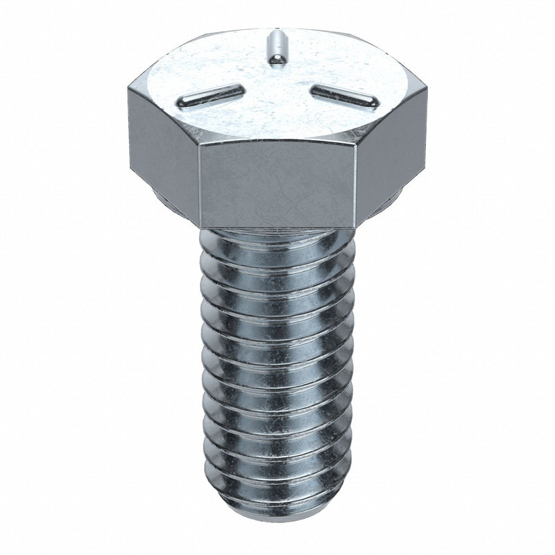 Approved Vendor U01200.025.0075 Hex Head Cap Screw, Steel, Grade 5, Zinc-Plated, 1/4"-20, Coarse, 3/4 in lg, Fully Threaded, 100 PK