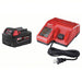 Milwaukee 48 - 59 - 1850 Battery & Charger Kit M18™, Li - ion, 5 Ah, XC, 18 V - KVM Tools Inc.KV38XH99