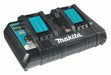 Makita DC18RD Battery Charger, Multi-Port Charging, For 18V DC, 120V AC, Maktrak