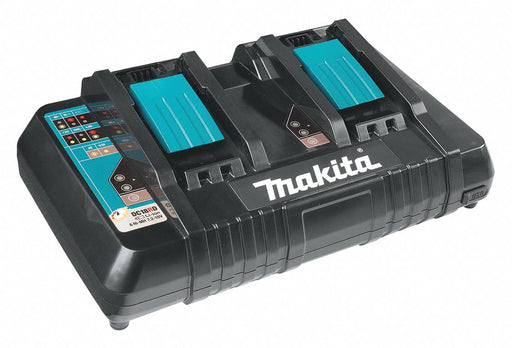 Makita DC18RD Battery Charger, Multi-Port Charging, For 18V DC, 120V AC, Maktrak
