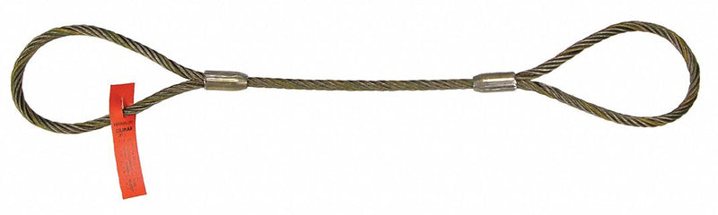 Lift-All 12EZEEX14 Sling, Wire Rope, 14 Ft L, Vert Cap 3800 lb