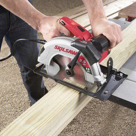 SKIL 5280 - 01 Circular Saw 7 1/4 in Blade Dia., 15 A Current, Right, 1 15/16 in Max. Cutting Dp @ 0 Deg. - KVM Tools Inc.KV38ZD51