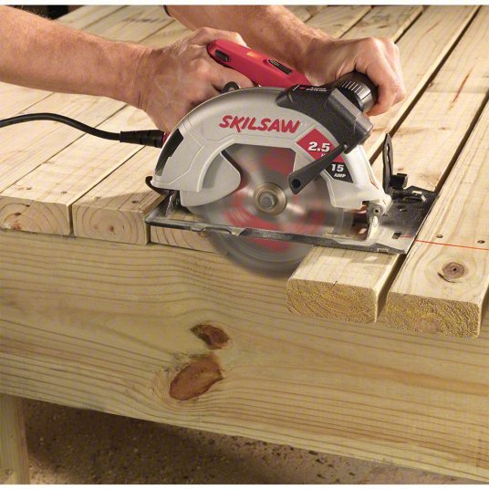 SKIL 5280 - 01 Circular Saw 7 1/4 in Blade Dia., 15 A Current, Right, 1 15/16 in Max. Cutting Dp @ 0 Deg. - KVM Tools Inc.KV38ZD51