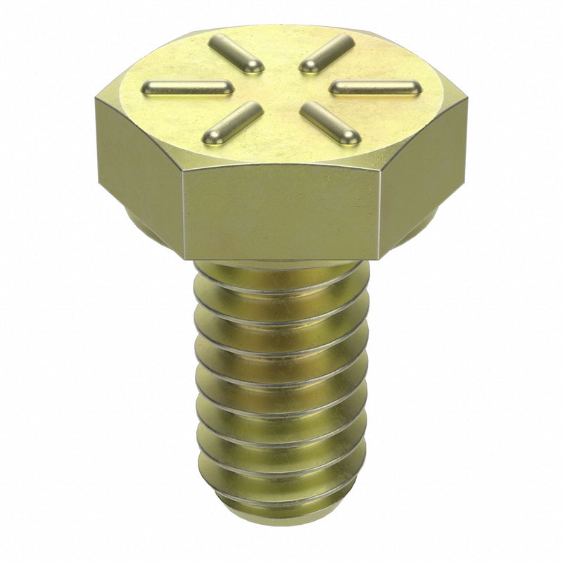 Approved Vendor N04104.025.0050 Hex Head Cap Screw, Steel, Grade 8, Zinc Yellow, 1/4"-20, Coarse, 1/2 in lg, Made in USA*, 100 PK