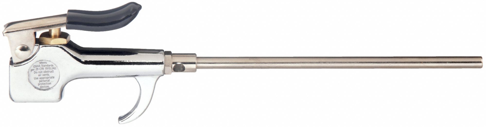 Guardair 970006S Thumb-Lever Air Gun, 6 in Extension w/ Venturi Safety Nozzle, 1/4 in FNPT, Cast Zinc, OSHA Compliant, 120 psi Max