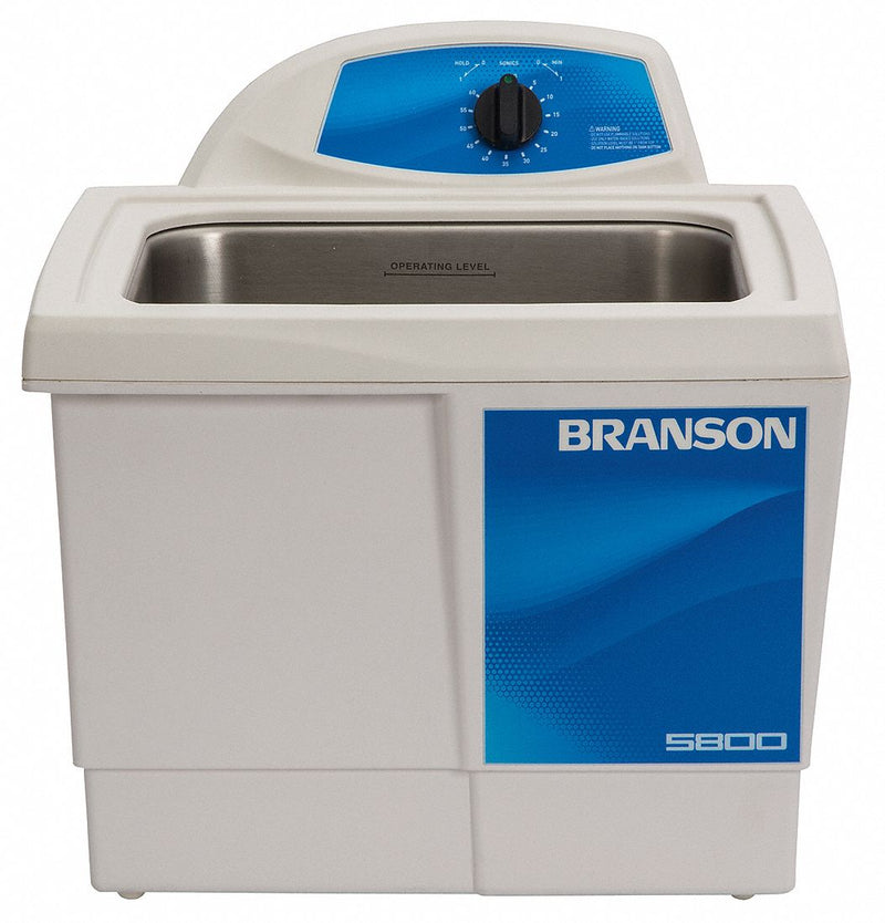 Branson CPX-952-516R Ultrasonic Bath, 2.5 gal Tank Capacity, Sweep, 6 in Tank Dp, Includes Timer, Not Heated