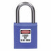 Brady 143156 Lockout Padlock Keyed Different, Nylon, Compact Body Body Size, Aluminum, Std, Blue, Plastic - KVM Tools Inc.KV39N180