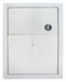 Bradley 4731-150000 Sanitary Napkin Receptacle, Wall-Mounted, Stainless Steel, 12 3/4 in x 4 in x 17 in