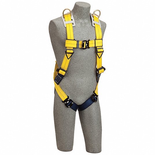 3M DBI - Sala 1110608 Full Body Harness Gen Use, Vest Harness, Quick - Connect / Quick - Connect, Cam, XL, Yellow - KVM Tools Inc.KV39Z612