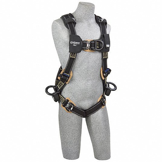 3M DBI - Sala 1113332 Full Body Harness Vest, Quick - Connect / Quick - Connect Buckles, L, 420 lb Capacity - KVM Tools Inc.KV39Z978