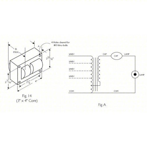 Advance 71A5570 - 001D HID Ballast Kit 175 W Max. Bulb Watts, ANSI Code M107/M57, Probe, 120/277V AC - KVM Tools Inc.KV3A531