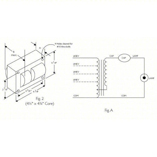 Advance 71A6051 - 001D HID Ballast Kit 400 W Max. Bulb Watts, ANSI Code M59, Probe, 120/208/240/277/480V AC - KVM Tools Inc.KV1FYG3