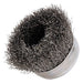 Weiler 93243 Cup Brush Crimped Steel, 3 in Dia, 0.014 in Fill Dia, 5/8" - 11 Arbor - KVM Tools Inc.KV3AC13